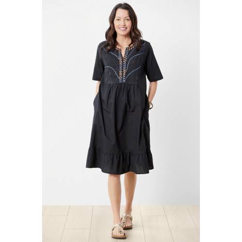 Mayanka Organic Dress - Black Mayanka Organic Dress - Black