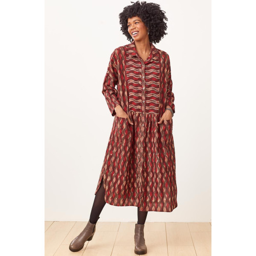 Jamini Dress - Port/Multi Jamini Dress - Port/Multi