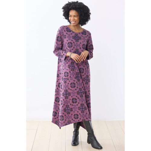 Jasmita Organic Cotton Jersey Maxi Dress - Plum Jasmita Organic Cotton Jersey Maxi Dress - Plum