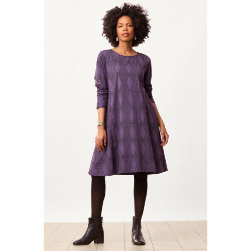 Mansi Scoop-Neck Organic Cotton Jersey Dress - Aubergine Mansi Scoop-Neck Organic Cotton Jersey Dress - Aubergine