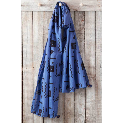 Scarf - Lively blue