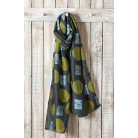 Scarf - Charcoal /Multi